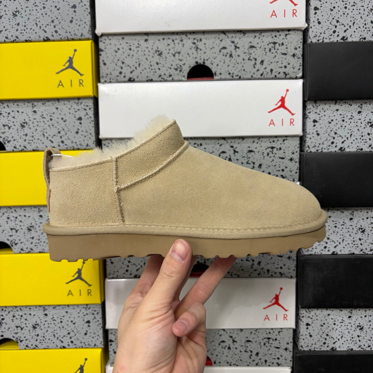 UGG Mini Flat Boot – Sand (Style W1173891) | Sizes 35–40