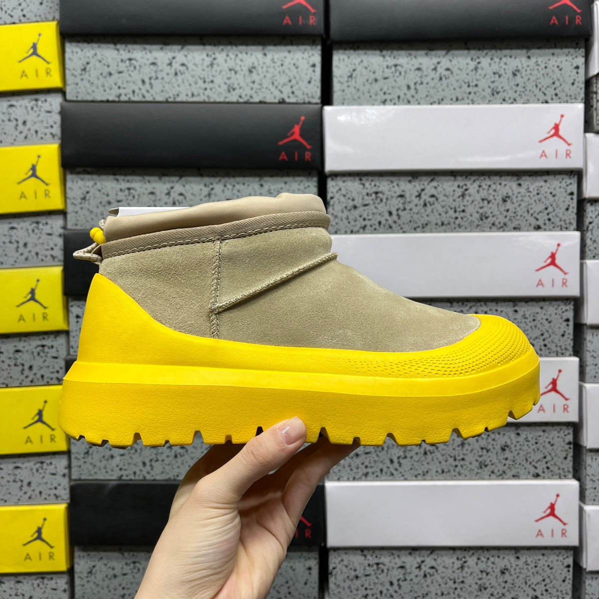 UGG Mid-Calf Snow Boot – Yellow (Style 1114196) | Sizes 35–45