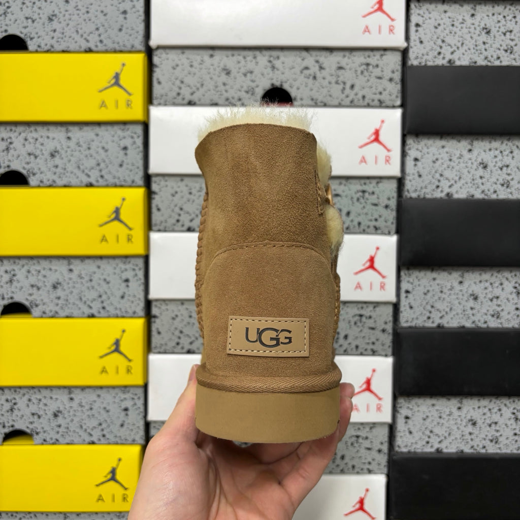UGG Mid-Calf Boot 6422 – Chestnut | Wooden Button | Sizes 35-40
