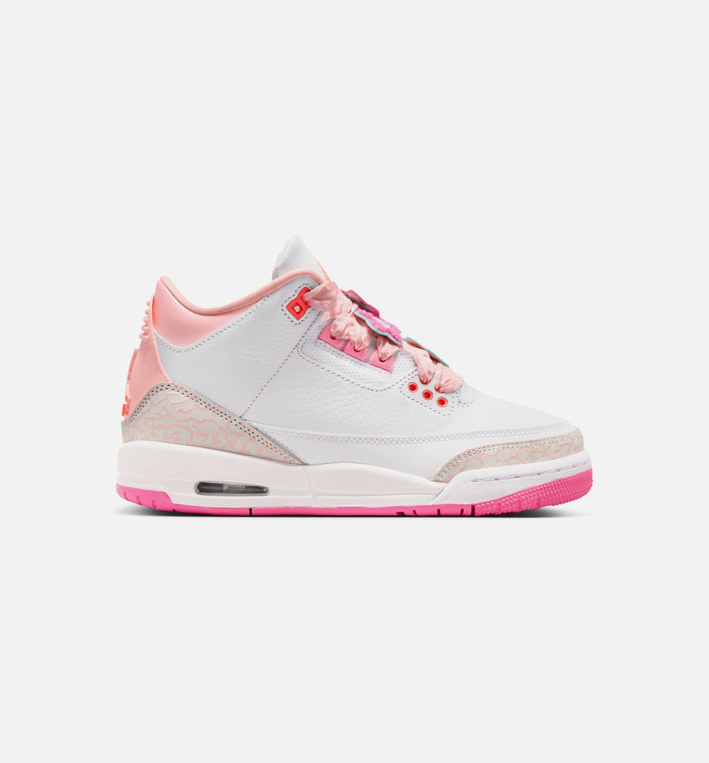 Air Jordan 3 Retro Spring Flowers Grade School Lifestyle Shoe