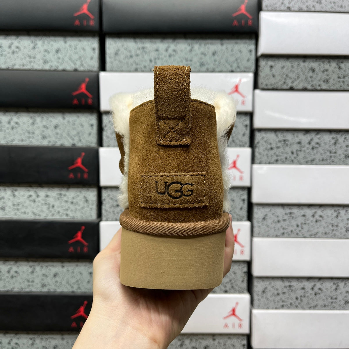UGG Ayana Platform Boot – Chestnut (Style 1184115) | 5cm Platform | Sizes 35–40