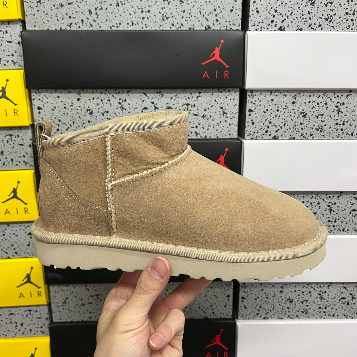 UGG Classic Mini Boot – Sand (Style W1116109) | Sizes 35–44