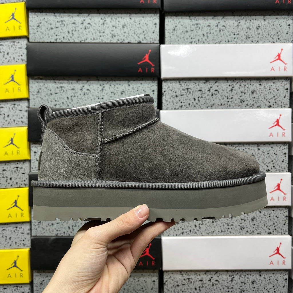 UGG Snow Boot – Grey, 3cm Heel (Style 1135093) | Sizes 35–40