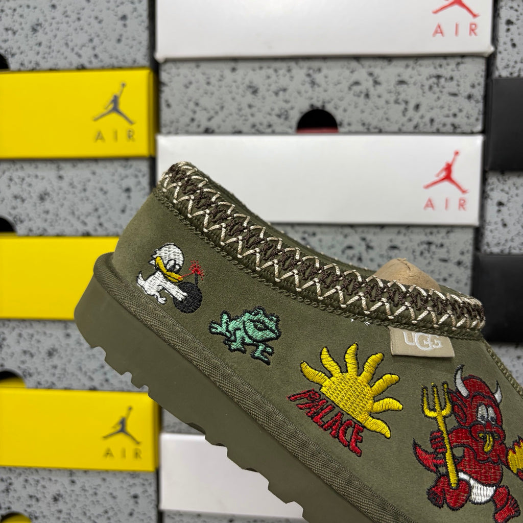UGG Ethnic Embroidered Boot – Green (Style 2553) | Sizes 36–45