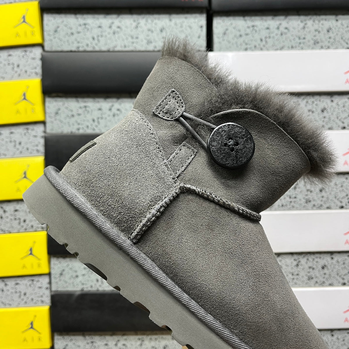 UGG Mid-Calf Snow Boot – Grey (Style 1016422) | Sizes 35–40