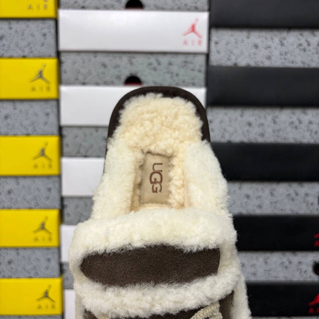 UGG Embroidered Slipper – Chocolate (Style 5095) | Sizes 35–40