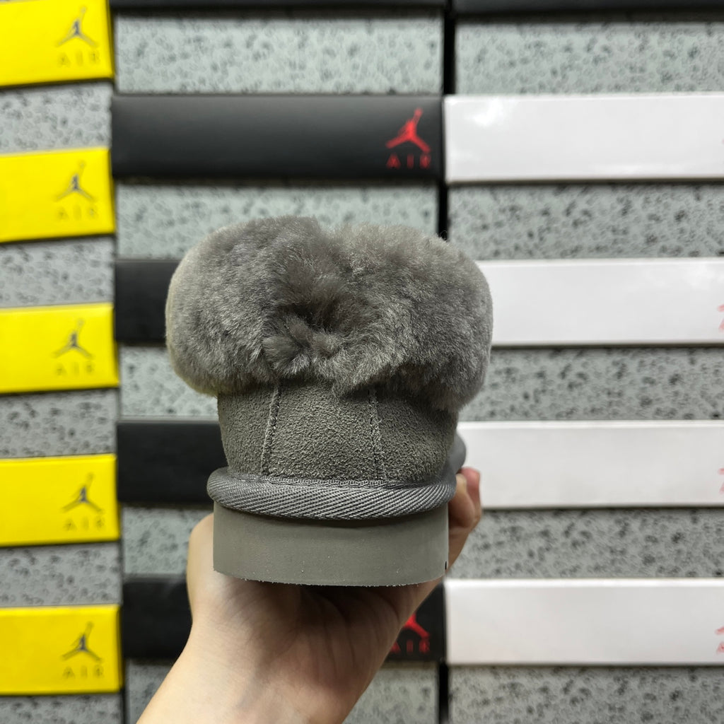UGG Mid-Calf Snow Boot – Grey, Lightweight (Style 1134810) | Sizes 35–40