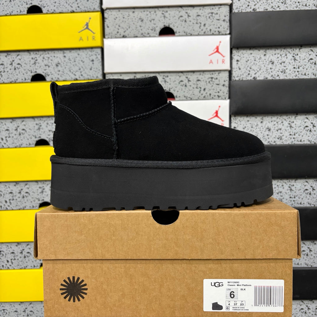 UGG Snow Boots 5092 – Black | 5cm | Sizes 35-40