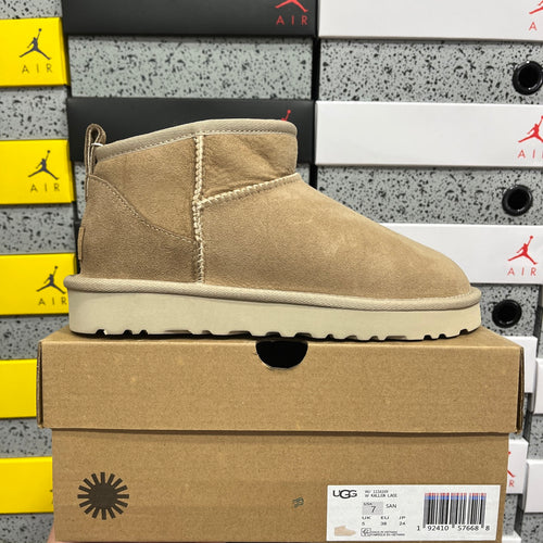 UGG Classic Mini Boot – Sand (Style W1116109) | Sizes 35–44