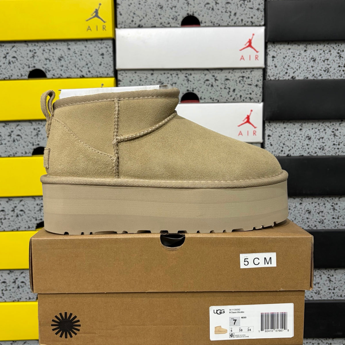UGG Snow Boots 5092 – Mustard Yellow | 5cm | Sizes 36-40