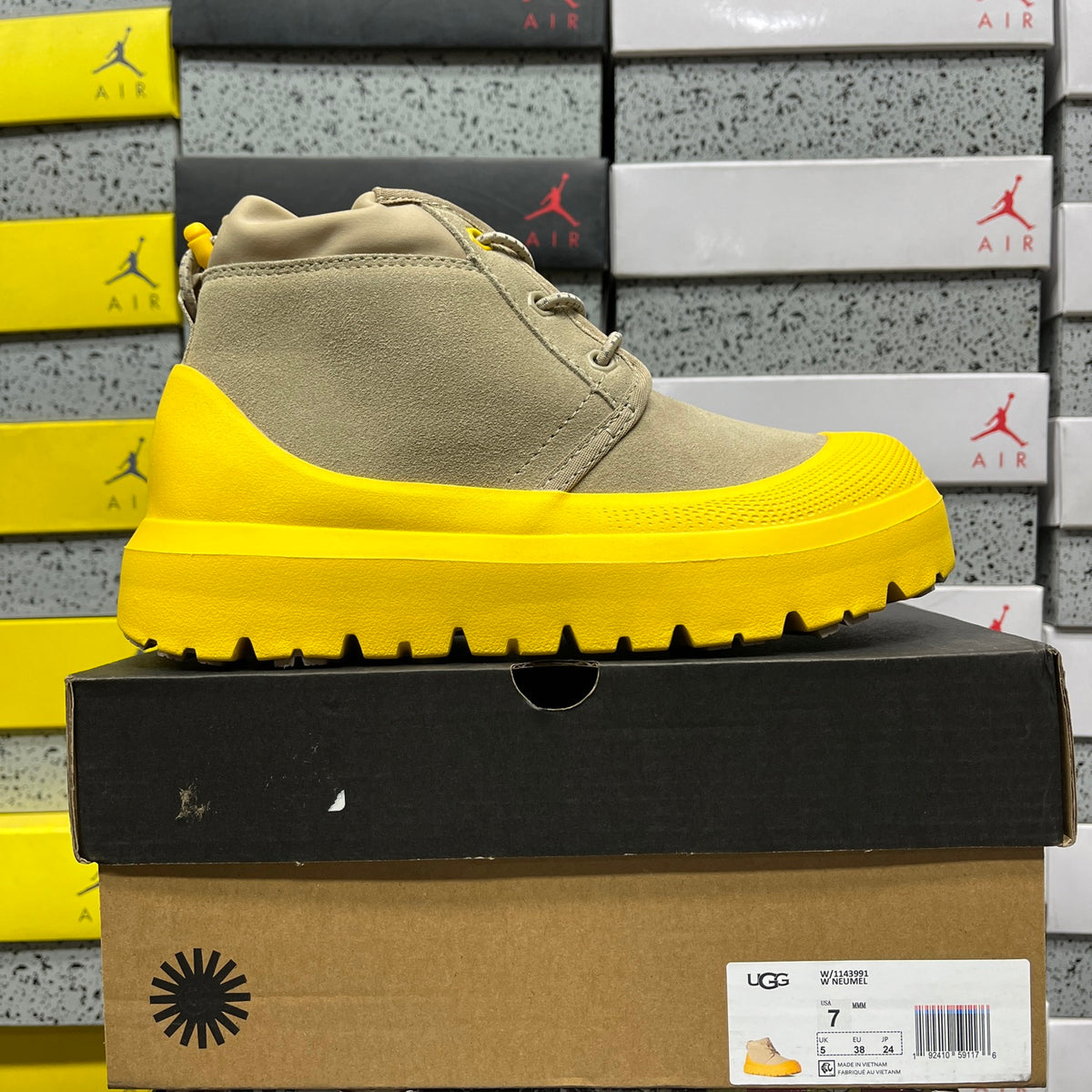 UGG Mid-Calf Snow Boot – Yellow (Style 1113991) | Sizes 35–45