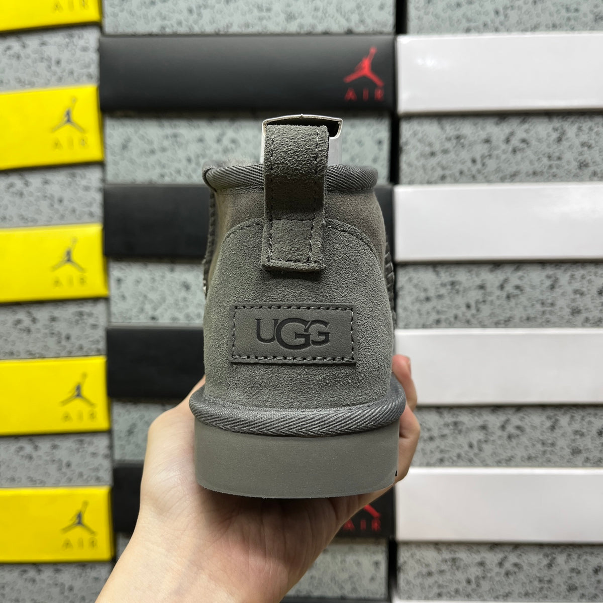 UGG Mid-Calf Snow Boot – Grey (Style 1116109) | Sizes 35–40