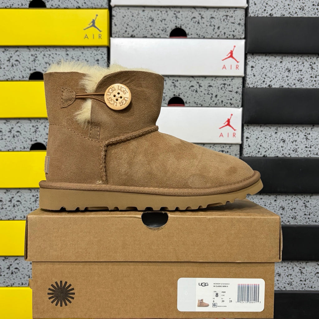UGG Mid-Calf Boot 6422 – Chestnut | Wooden Button | Sizes 35-40