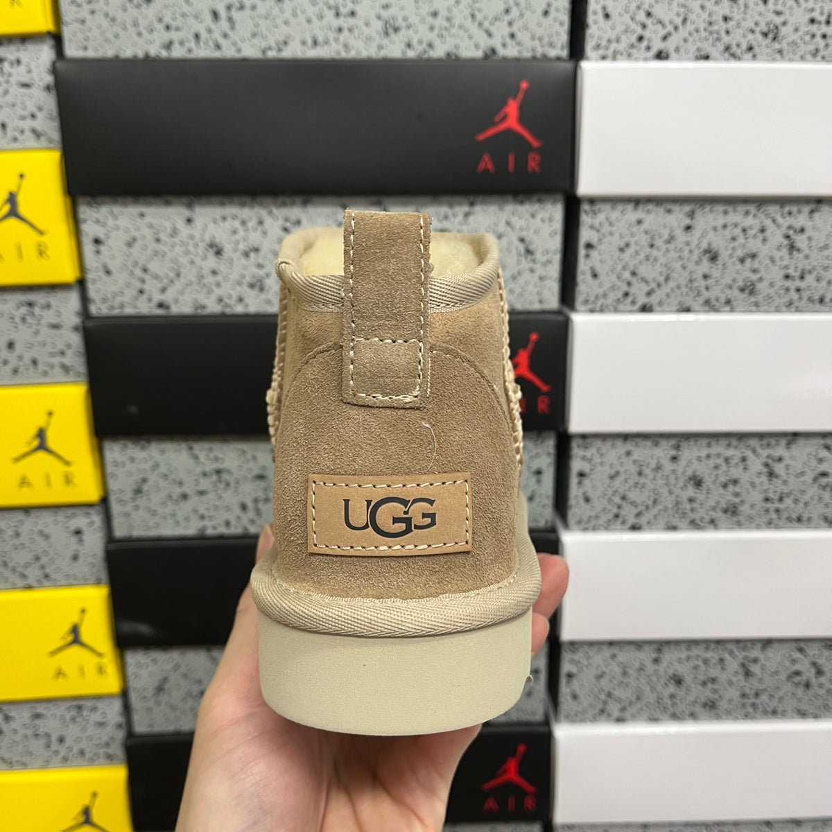 UGG Classic Mini Boot – Sand (Style W1116109) | Sizes 35–44