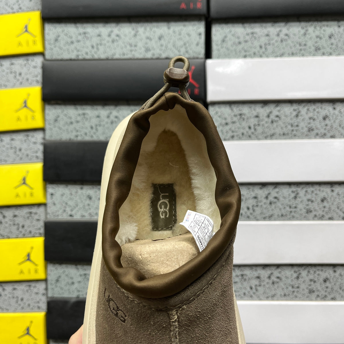 UGG Snow Boot – Walnut, White Sole (Style 1144096) | Sizes 35–45