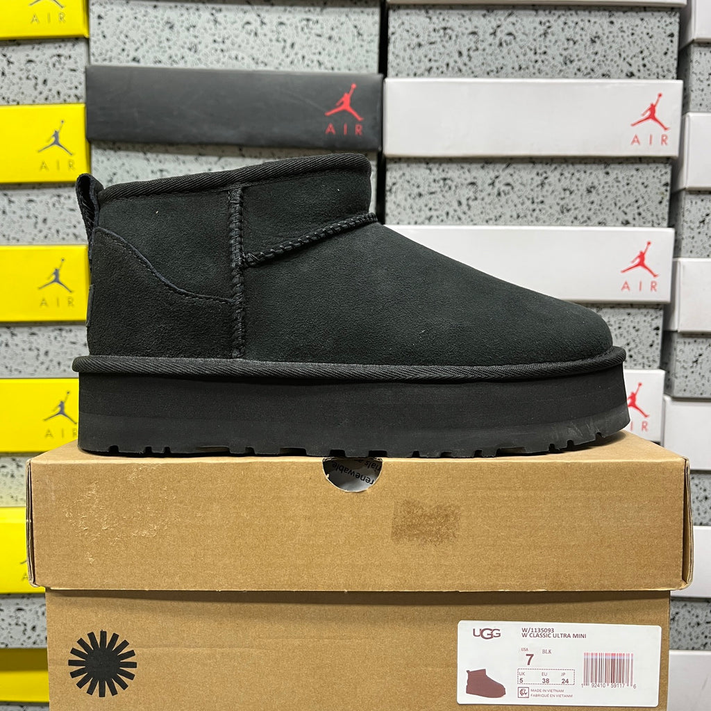 UGG Snow Boot – Black, 3cm Heel (Style 1135093) | Sizes 35–40