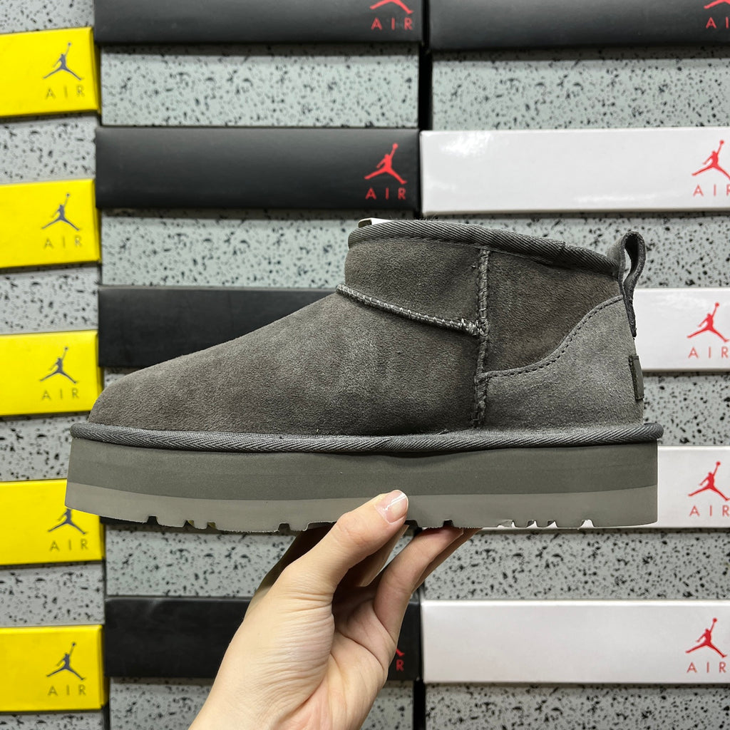 UGG Snow Boot – Grey, 3cm Heel (Style 1135093) | Sizes 35–40