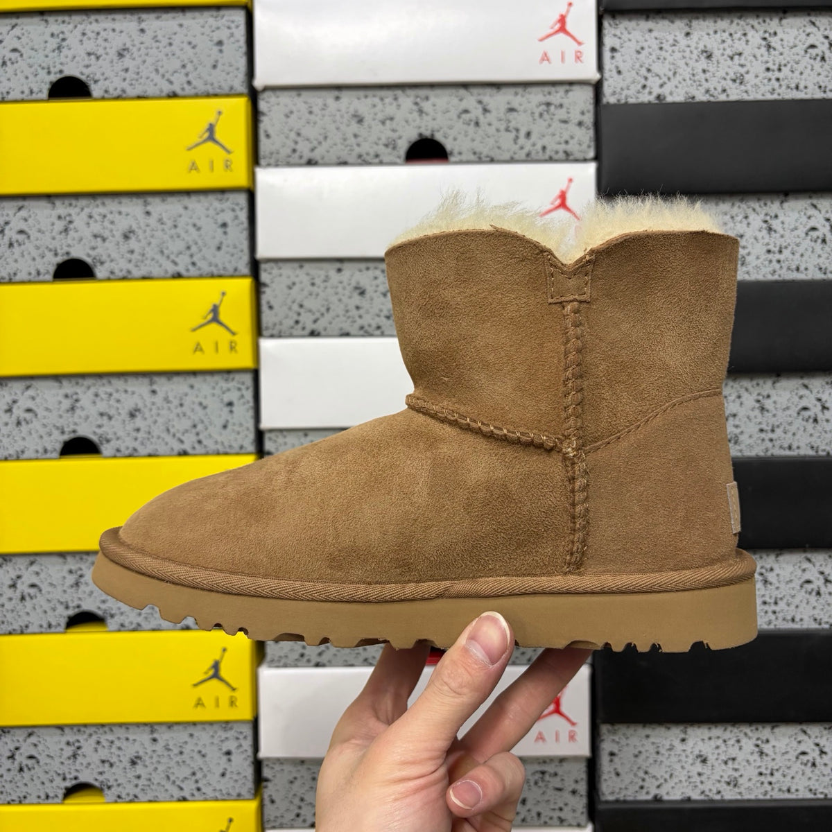 UGG Mid-Calf Boot 6422 – Chestnut | Wooden Button | Sizes 35-40