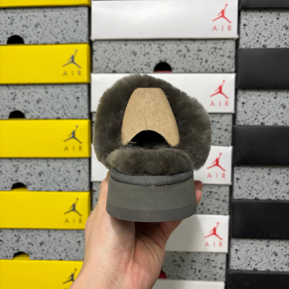 UGG Snow Boots 2550 – Gray Star Slide | 3cm | Sizes 35-40