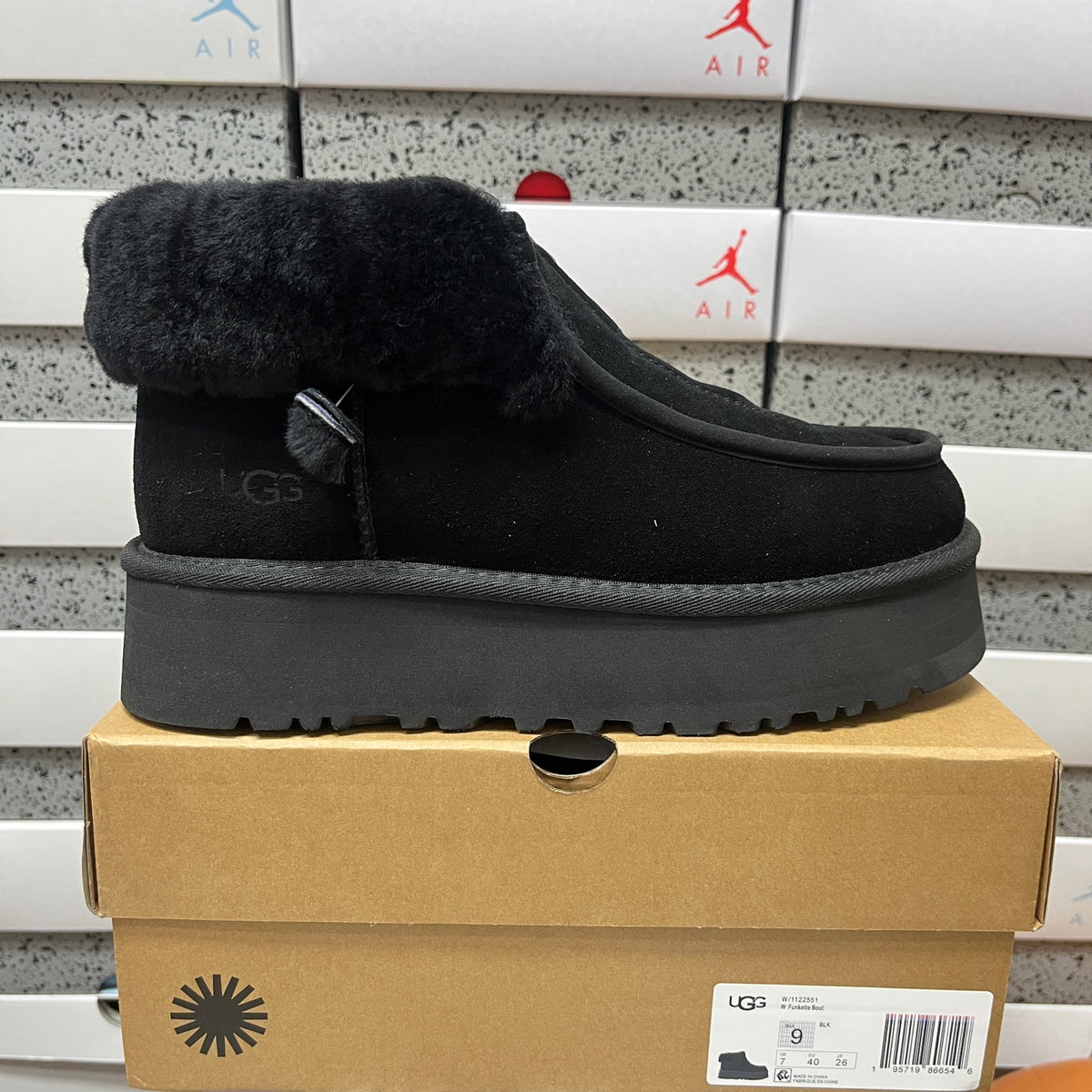UGG Funkter Boot – Black (Style 2551) | Sizes 35–40