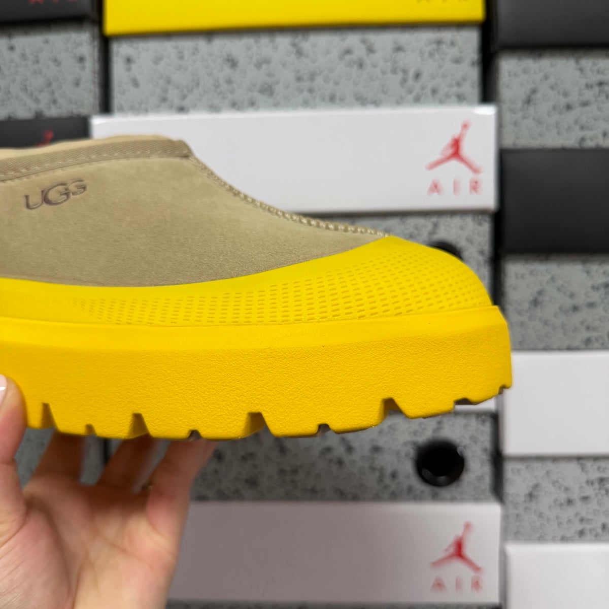 UGG Tasman Low Slipper – Yellow (Style 4096) | Sizes 39–44
