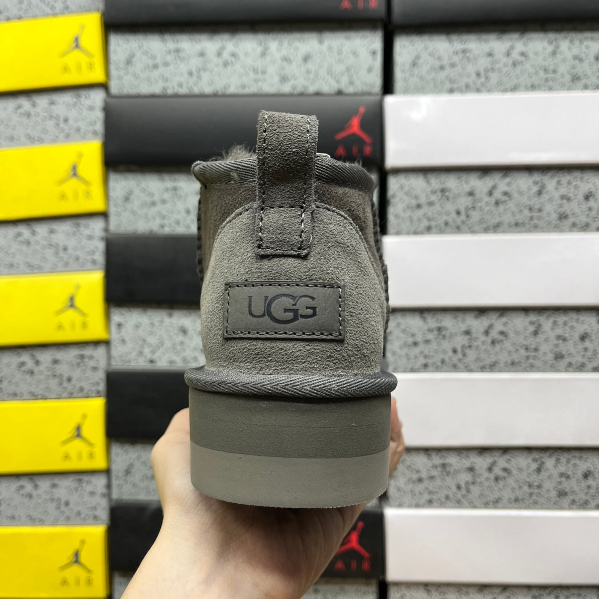 UGG Snow Boot – Grey, 3cm Heel (Style 1135093) | Sizes 35–40