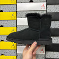 UGG Mid-Calf Boot 6422 – Black | Wooden Button | Sizes 35-40