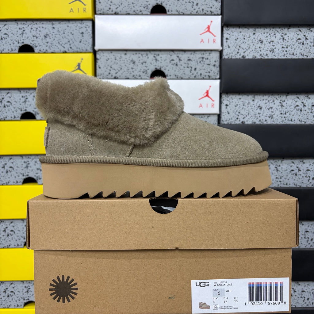 UGG Classic Festive Platform Boot – Brown (Style W1166733) | Sizes 35–40