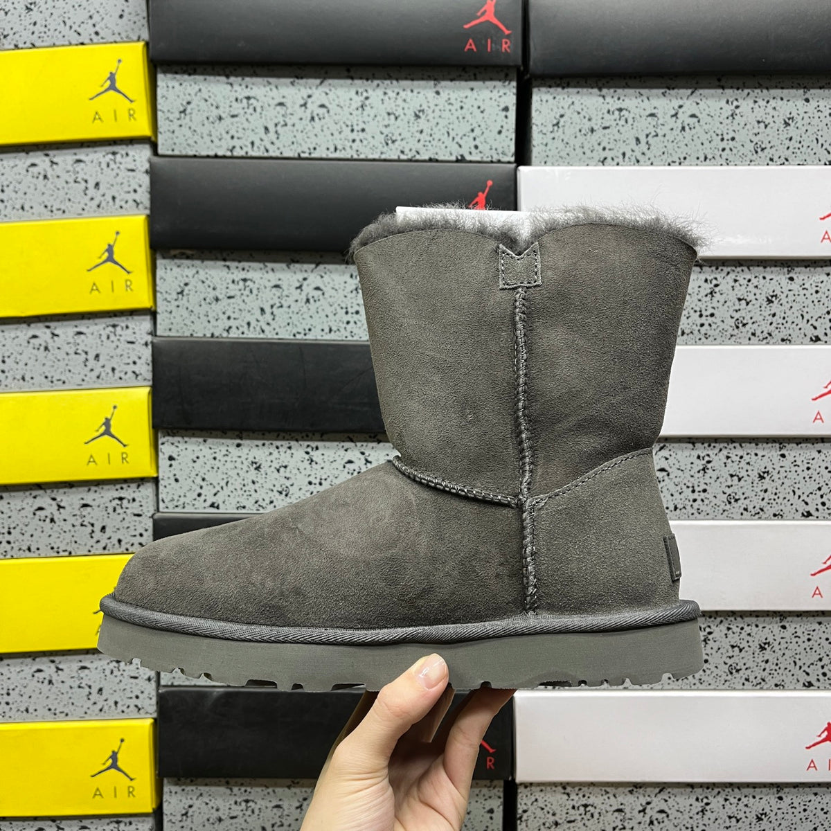 UGG Mid-Calf Snow Boot – Grey (Style 1016226) | Sizes 35–40