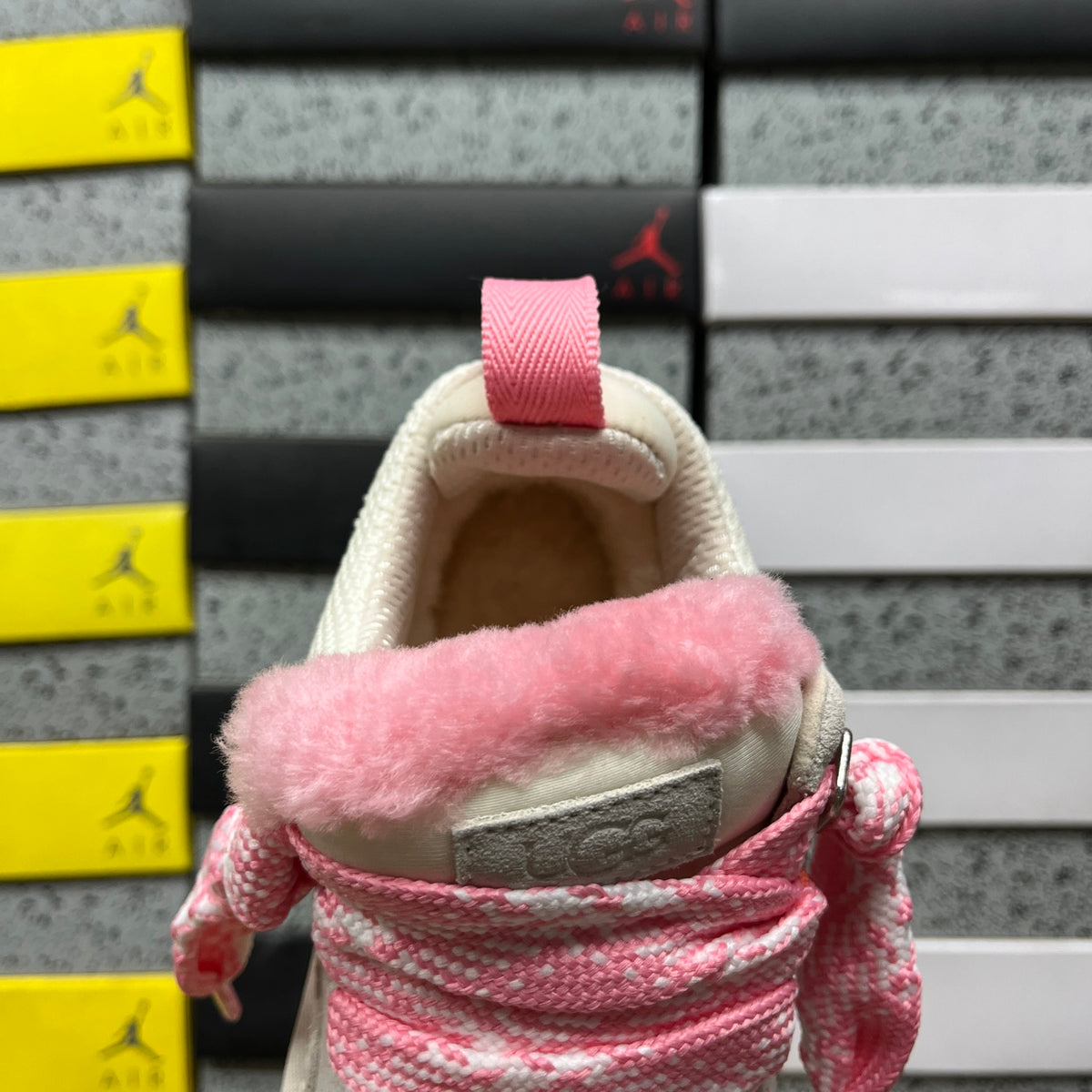 UGG Snow Boot – White Pink (Style 1144032) | Sizes 35–40