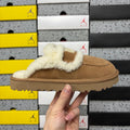 UGG Embroidered Slipper – Chestnut (Style 5095) | Sizes 35–40