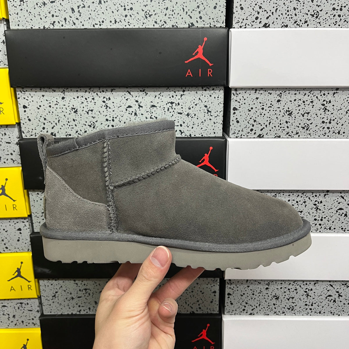 UGG Classic Mini Boot – Grey (Style W1116109) | Sizes 35–44